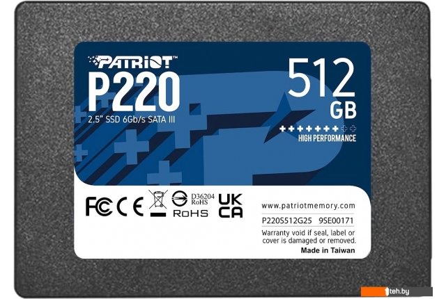 SSD Patriot P220 512GB P220S512G25 SSD Patriot P220 512GB P220S512G25