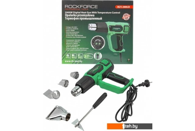 Промышленные фены RockForce RF-HG75-2000LED Промышленные фены RockForce RF-HG75-2000LED