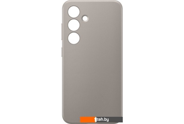 Чехлы для телефонов Samsung Vegan Leather Case S24 (серо-коричневый) Чехлы для телефонов Samsung Vegan Leather Case S24 (серо-коричневый)