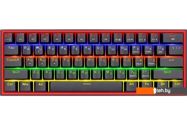 Клавиатуры Redragon Fizz (черный/красный) Клавиатуры Redragon Fizz (черный/красный)