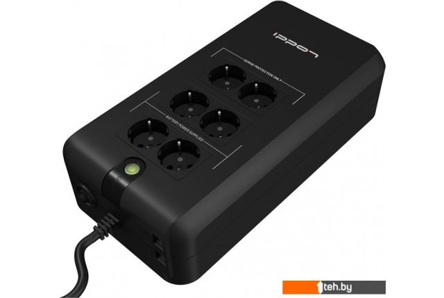 Источники бесперебойного питания IPPON Back Verso 800 Источники бесперебойного питания IPPON Back Verso 800