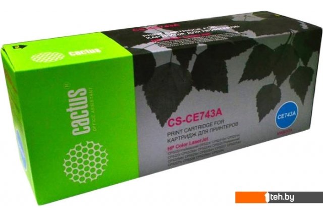 Картриджи для принтеров и МФУ CACTUS CS-CE743A (аналог HP 307A (CE743A)) Картриджи для принтеров и МФУ CACTUS CS-CE743A (аналог HP 307A (CE743A))