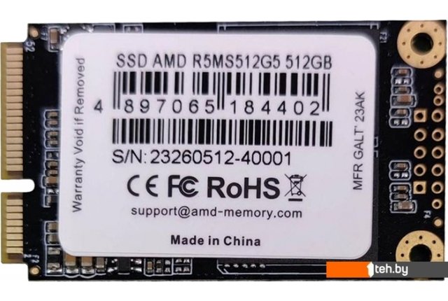 SSD AMD Radeon R5 512GB R5MS512G5 SSD AMD Radeon R5 512GB R5MS512G5