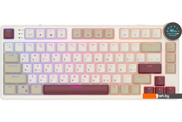 Клавиатуры Royal Kludge N80 Rosy Clouds (RK Red) Клавиатуры Royal Kludge N80 Rosy Clouds (RK Red)