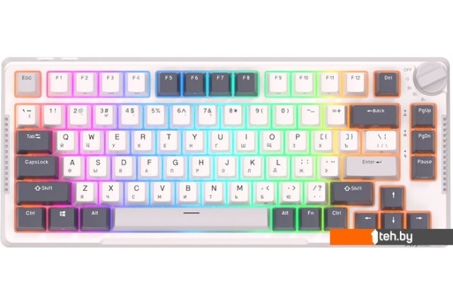 Клавиатуры Royal Kludge RK-H81 RGB White Night (RK Brown) Клавиатуры Royal Kludge RK-H81 RGB White Night (RK Brown)