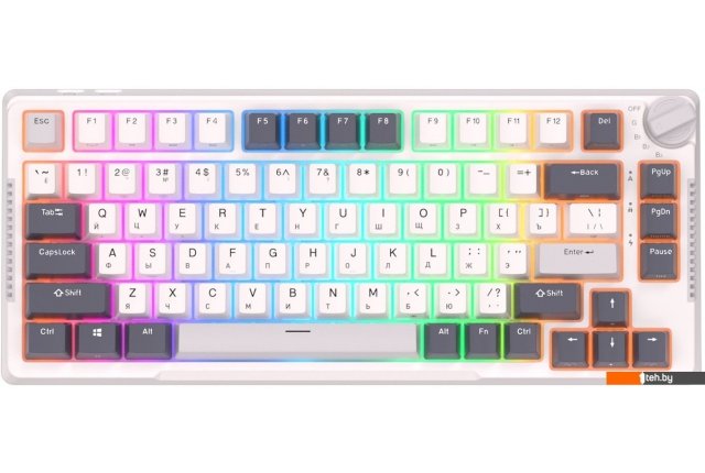 Клавиатуры Royal Kludge RK-H81 RGB White Night (RK Blue) Клавиатуры Royal Kludge RK-H81 RGB White Night (RK Blue)
