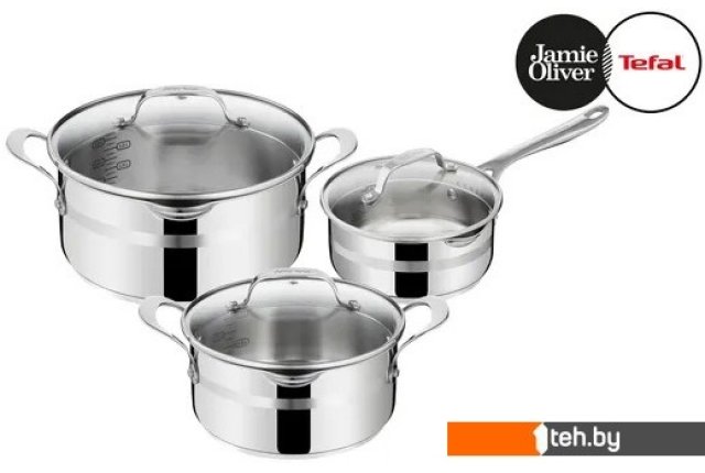 Кастрюли Tefal Jamie Oliver Cook Smart E311S674 Кастрюли Tefal Jamie Oliver Cook Smart E311S674