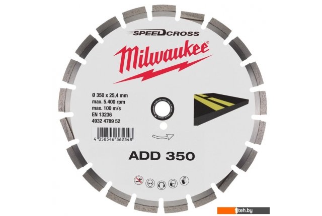 Отрезные диски Milwaukee Speedcross ADD 350 мм 4932478952 Отрезные диски Milwaukee Speedcross ADD 350 мм 4932478952