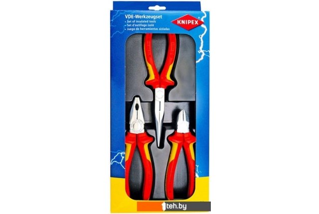 Наборы инструментов Knipex 002012 (3 предмета) Наборы инструментов Knipex 002012 (3 предмета)