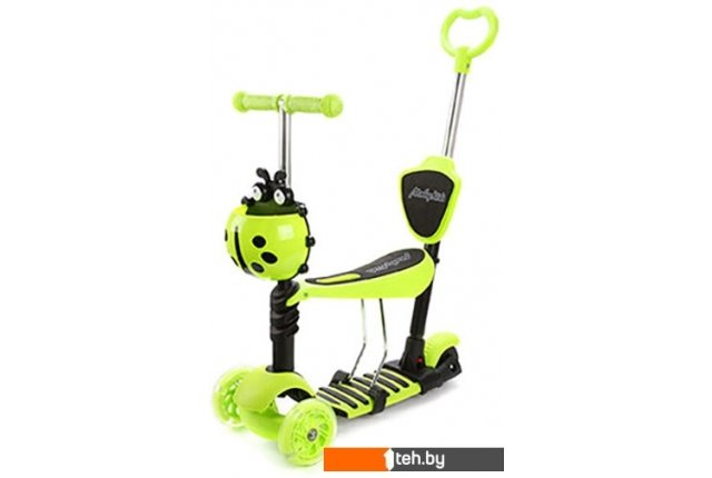 Самокаты Moby Kids Божья коровка 3 в 1 641274 (зеленый) Самокаты Moby Kids Божья коровка 3 в 1 641274 (зеленый)