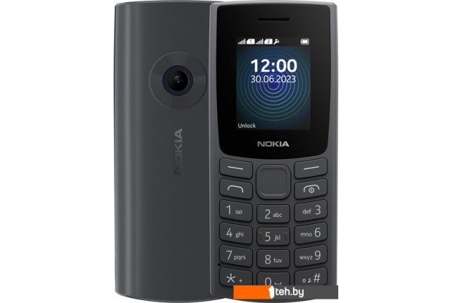 Мобильные телефоны Nokia 110 (2023) Dual SIM TA-1567 (угольный) Мобильные телефоны Nokia 110 (2023) Dual SIM TA-1567 (угольный)