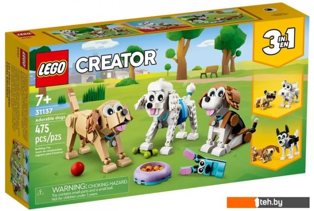 Конструкторы LEGO Creator 31137 Очаровательные собаки Конструкторы LEGO Creator 31137 Очаровательные собаки