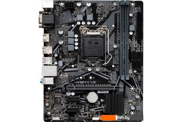 Материнские платы Gigabyte H410M H V2 (rev. 1.0) Материнские платы Gigabyte H410M H V2 (rev. 1.0)