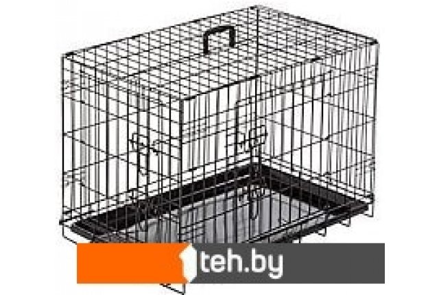 Сумки, переноски для животных Duvo Plus Pet Kennel Small 780/480/DV (черный) Сумки, переноски для животных Duvo Plus Pet Kennel Small 780/480/DV (черный)