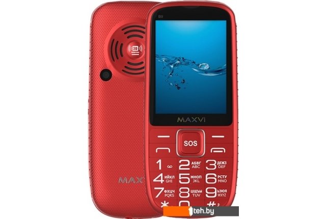 Мобильные телефоны Maxvi B9 (красный) Мобильные телефоны Maxvi B9 (красный)