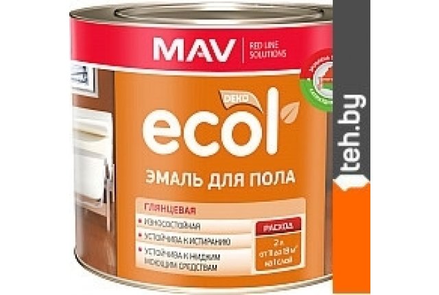 Краски и эмали MAV Ecol ПФ-266 11 кг (светло-коричневый) Краски и эмали MAV Ecol ПФ-266 11 кг (светло-коричневый)