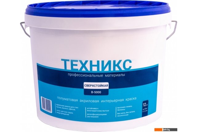 Краски и эмали Техникс Сверхстойкая В-5000 P 12 кг (белый) Краски и эмали Техникс Сверхстойкая В-5000 P 12 кг (белый)