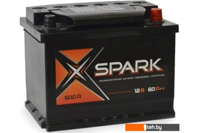 Автомобильные аккумуляторы Spark 500A (EN) R+ SPA60-3-R (60 А·ч) Автомобильные аккумуляторы Spark 500A (EN) R+ SPA60-3-R (60 А·ч)