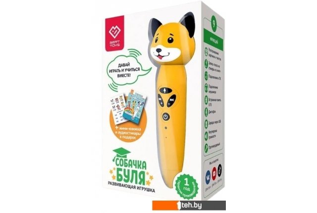Развивающие игрушки Bert Toys Собачка Буля 4630017947355 (желтый) Развивающие игрушки Bert Toys Собачка Буля 4630017947355 (желтый)