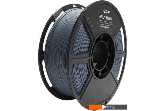 Расходные материалы и аксессуары для 3D-печати eSUN ePLA-Matte 1.75 мм 1000 г (серый) Расходные материалы и аксессуары для 3D-печати eSUN ePLA-Matte 1.75 мм 1000 г (серый)
