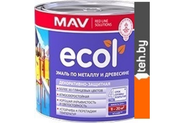 Краски и эмали MAV Ecol ПФ-115 10 кг (ярко-синий) Краски и эмали MAV Ecol ПФ-115 10 кг (ярко-синий)