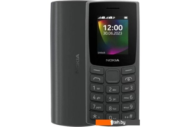 Мобильные телефоны Nokia 106 (2023) Dual SIM TA-1564 (угольный) Мобильные телефоны Nokia 106 (2023) Dual SIM TA-1564 (угольный)