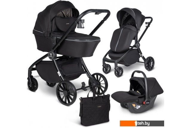 Детские коляски и аксессуары Farfello Baby Shell 2023 BBS-001 (3 в 1, черный) Детские коляски и аксессуары Farfello Baby Shell 2023 BBS-001 (3 в 1, черный)