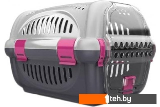 Сумки, переноски для животных Georplast Rhino 10569 (белый/серый/розовый) Сумки, переноски для животных Georplast Rhino 10569 (белый/серый/розовый)