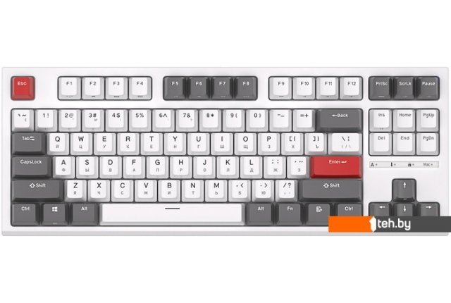 Клавиатуры Royal Kludge RK-R87 RGB (белый, RK Brown) Клавиатуры Royal Kludge RK-R87 RGB (белый, RK Brown)