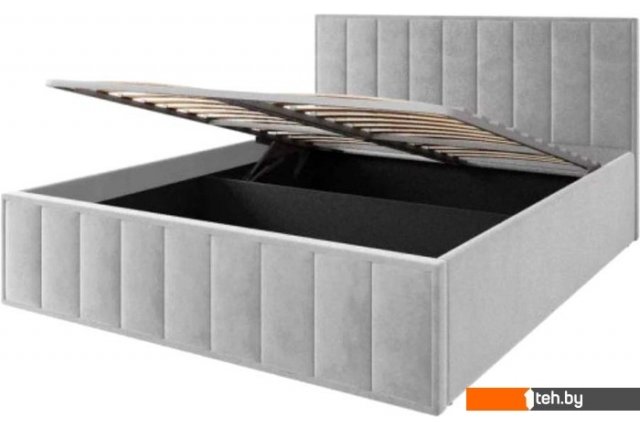 Кровати ДСВ Лана 1.8 с ПМ 180x200 (серый софт) Кровати ДСВ Лана 1.8 с ПМ 180x200 (серый софт)