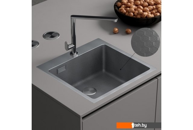 Кухонные мойки Roxen Snake 560220-50-S (50*48) сатин/текстурная поверхность (с коландером и дозатором) Кухонные мойки Roxen Snake 560220-50-S (50*48) сатин/текстурная поверхность (с коландером и дозатором)