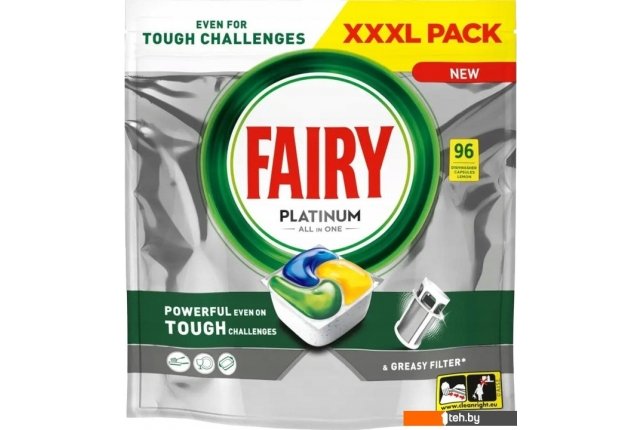Бытовая химия Fairy Platinum Lemon All in 1 (96 шт) Бытовая химия Fairy Platinum Lemon All in 1 (96 шт)