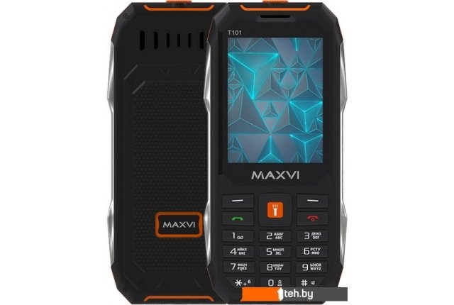 Мобильные телефоны Maxvi T101 (оранжевый) Мобильные телефоны Maxvi T101 (оранжевый)