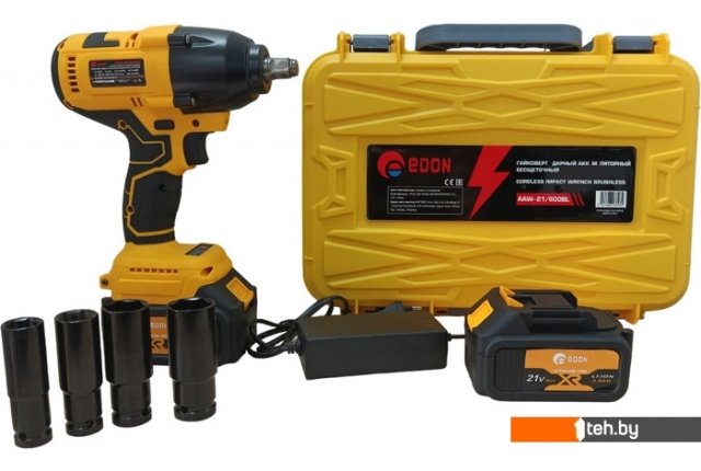 Шуруповерты, гайковерты, электроотвертки Edon AAW-21/600BL (с 2-мя АКБ, кейс, набор оснастки) Шуруповерты, гайковерты, электроотвертки Edon AAW-21/600BL (с 2-мя АКБ, кейс, набор оснастки)