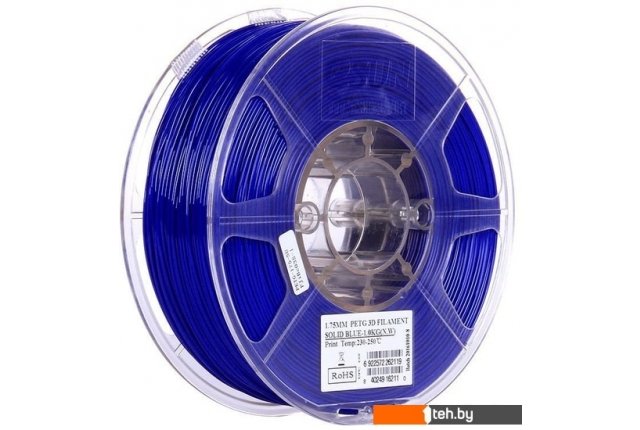 Расходные материалы и аксессуары для 3D-печати eSUN PET-G 1.75 мм 1000 г (синий непрозрачный) Расходные материалы и аксессуары для 3D-печати eSUN PET-G 1.75 мм 1000 г (синий непрозрачный)