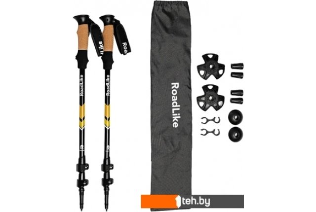 Палки для скандинавской ходьбы RoadLike 335122 (желтый) Палки для скандинавской ходьбы RoadLike 335122 (желтый)