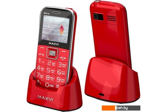 Мобильные телефоны Maxvi B6ds up (красный) Мобильные телефоны Maxvi B6ds up (красный)