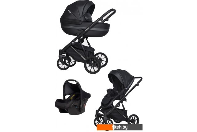 Детские коляски и аксессуары Riko Basic Delta Ecco (3 в 1, 15/black) Детские коляски и аксессуары Riko Basic Delta Ecco (3 в 1, 15/black)