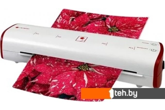 Ламинаторы Гелеос ЛМ A4 Модерн (белый/красный) Ламинаторы Гелеос ЛМ A4 Модерн (белый/красный)