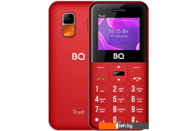 Мобильные телефоны BQ BQ-1866 Trust (красный) Мобильные телефоны BQ BQ-1866 Trust (красный)