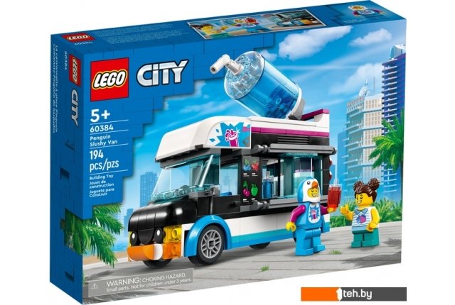 Конструкторы LEGO City 60384 Фургон для шейков Пингвин Конструкторы LEGO City 60384 Фургон для шейков Пингвин