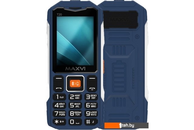 Мобильные телефоны Maxvi T20 (синий) Мобильные телефоны Maxvi T20 (синий)