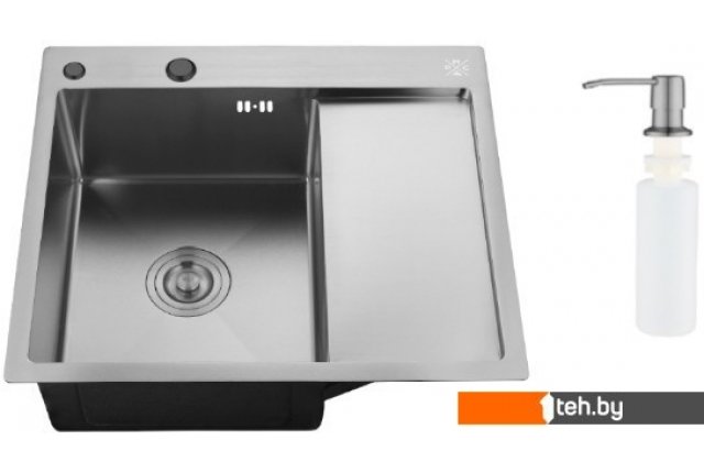 Кухонные мойки РМС MRK-5851BL-L (с дозатором) Кухонные мойки РМС MRK-5851BL-L (с дозатором)