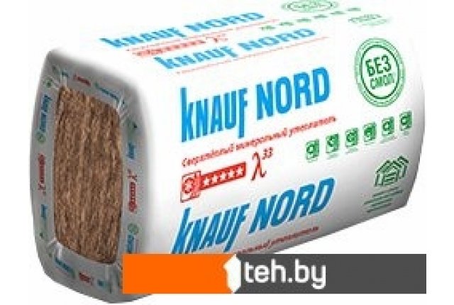 Теплоизоляция KNAUF Insulation Nord TS033 Aquastatik 50х600х1250 (упаковка) Теплоизоляция KNAUF Insulation Nord TS033 Aquastatik 50х600х1250 (упаковка)