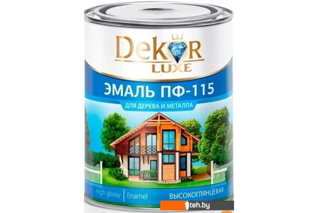 Краски и эмали Dekor ПФ-115 20 кг (красный) Краски и эмали Dekor ПФ-115 20 кг (красный)