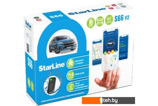 Автосигнализации StarLine S66 BT GSM v2 2CAN+4LIN 2SIM Автосигнализации StarLine S66 BT GSM v2 2CAN+4LIN 2SIM