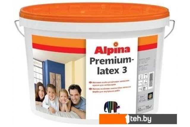 Краски и эмали Alpina Expert Premiumlatex 3 (База 3, 9.4 л) Краски и эмали Alpina Expert Premiumlatex 3 (База 3, 9.4 л)