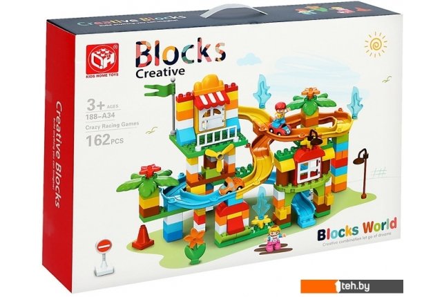 Конструкторы Kids Home Toys Забавные горки 188-A34 9655728 Конструкторы Kids Home Toys Забавные горки 188-A34 9655728
