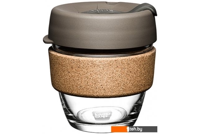 Термосы, термокружки и многоразовые стаканы KeepCup Brew Cork S Latte 227мл (серый) Термосы, термокружки и многоразовые стаканы KeepCup Brew Cork S Latte 227мл (серый)