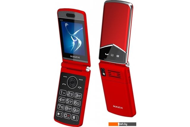 Мобильные телефоны Maxvi E11 (красный) Мобильные телефоны Maxvi E11 (красный)